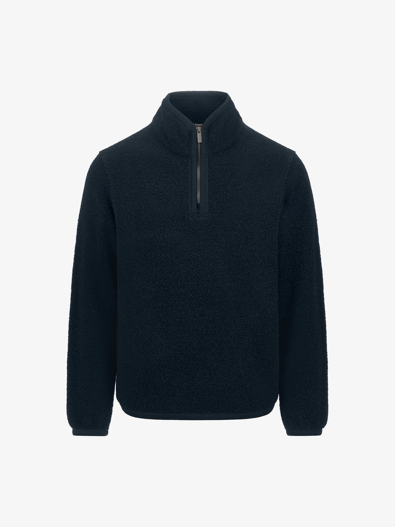 K-WAY Maglia a maniche lunghe Ernie Wool Fleece K2123RW uomo lana blu