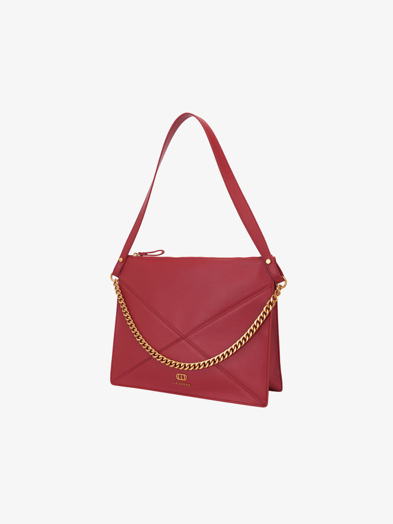 LA CARRIE Borsa shopper Angle Emy 142M-CM-250-SYN donna rosso