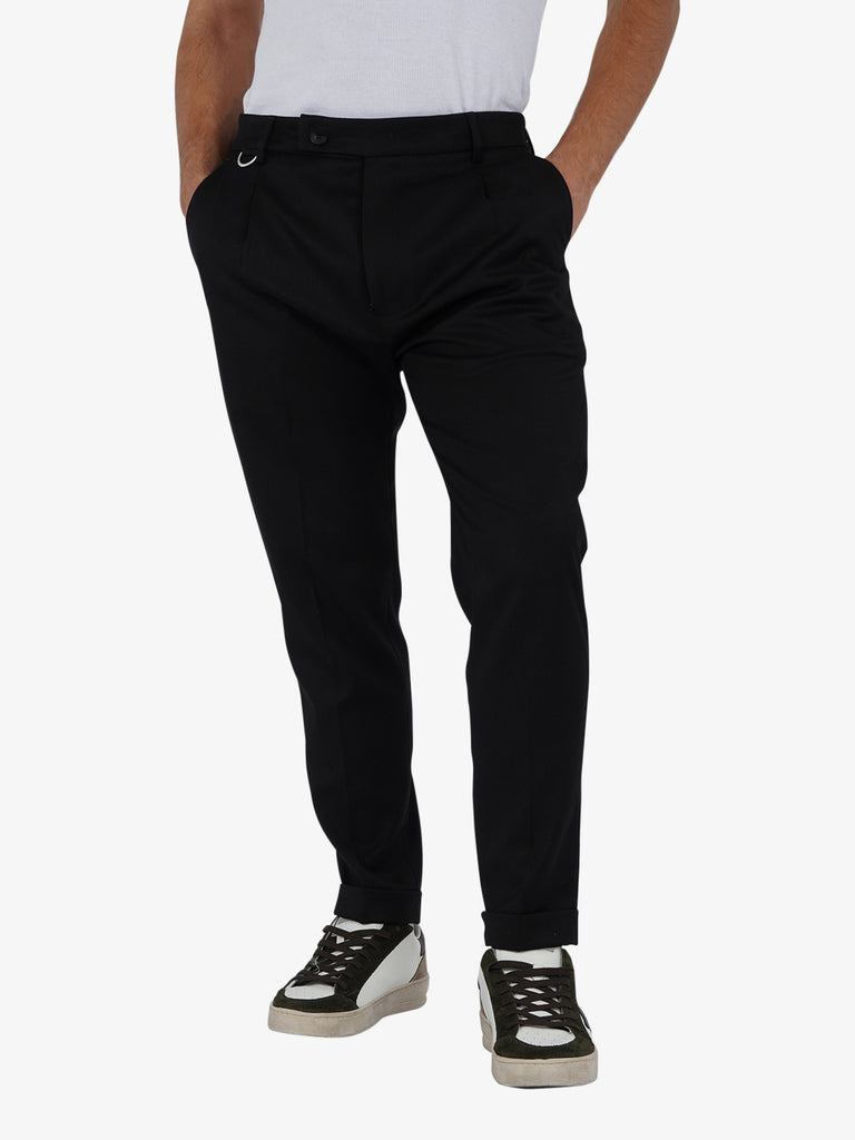 LOW BRAND Pantalone Riviera uomo nero