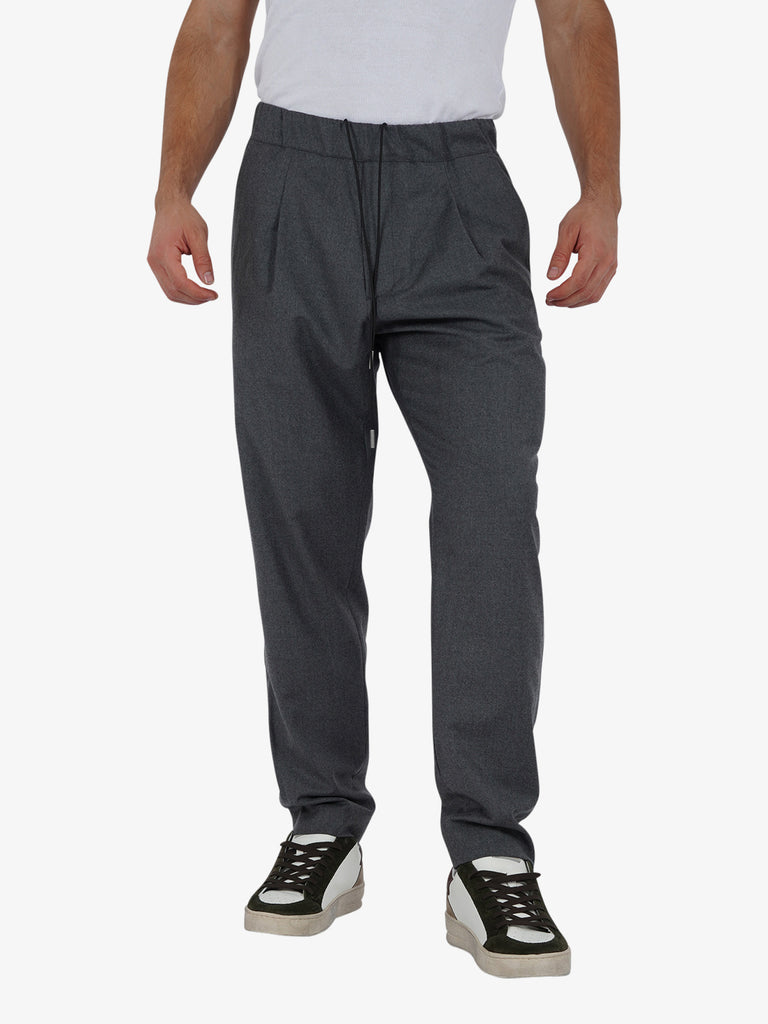 LOW BRAND Pantalone New Tokyo uomo lana grigio