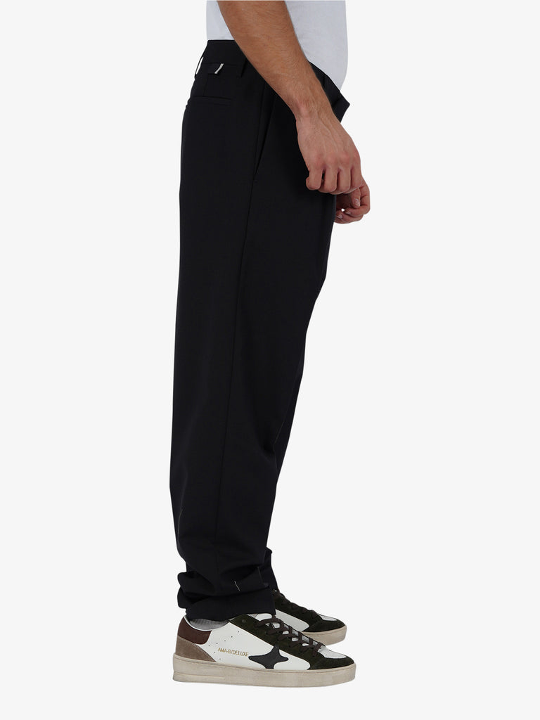 LOW BRAND Pantalone Kim uomo lana nero