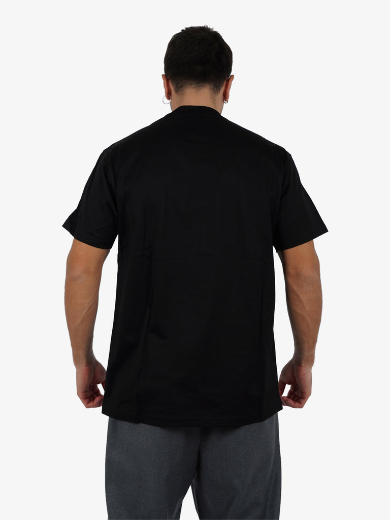 LOW BRAND T-shirt B150 Embroidery Rose uomo nero