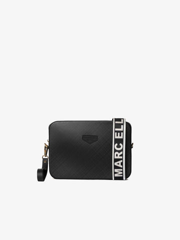 MARC ELLIS Borsa a spalla Flat Flowe donna nero