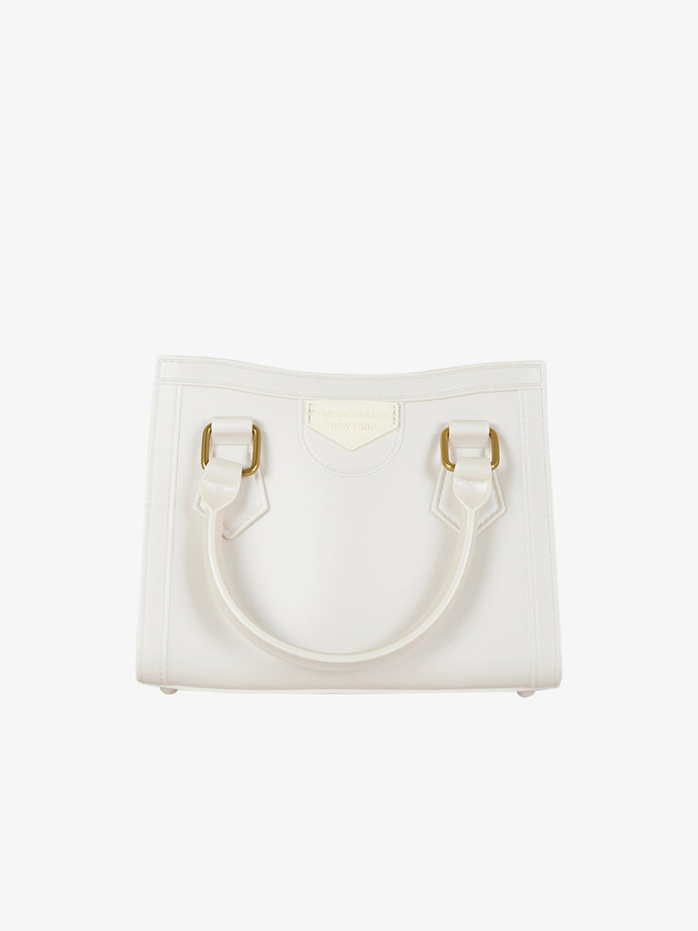 MARC ELLIS Borsa a mano Flat Wood S 24 donna bianco