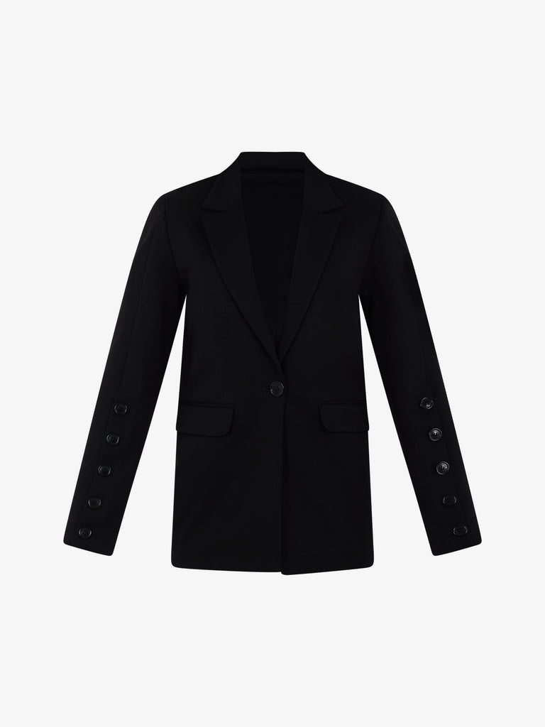 MARIUCCIA Blazer monopetto donna viscosa nero