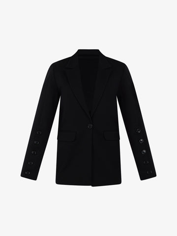 MARIUCCIA Blazer monopetto donna viscosa nero