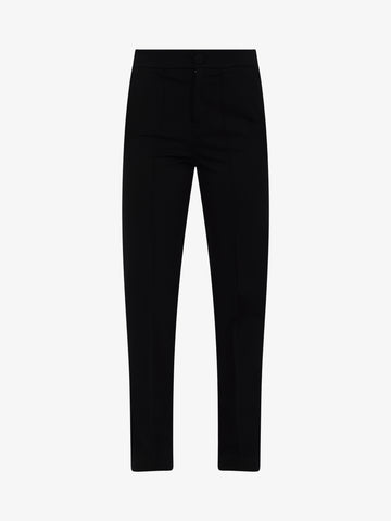 MARIUCCIA Pantalone con elastico donna viscosa nero