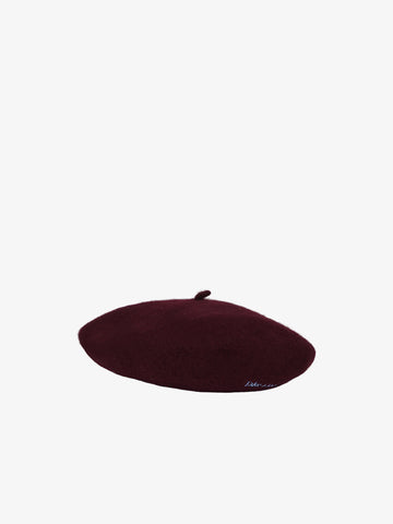 MERCI Cappello Basco BAROLO donna lana bordeaux