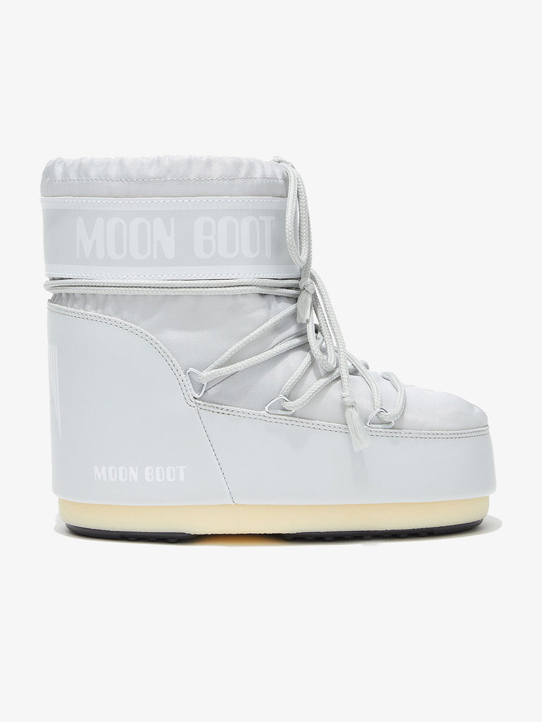 MOON BOOT Stivaletti Icon Low in nylon donna grigio