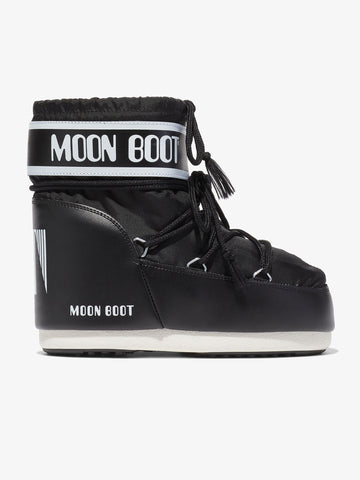 MOON BOOT Stivaletti Icon Low in nylon nero