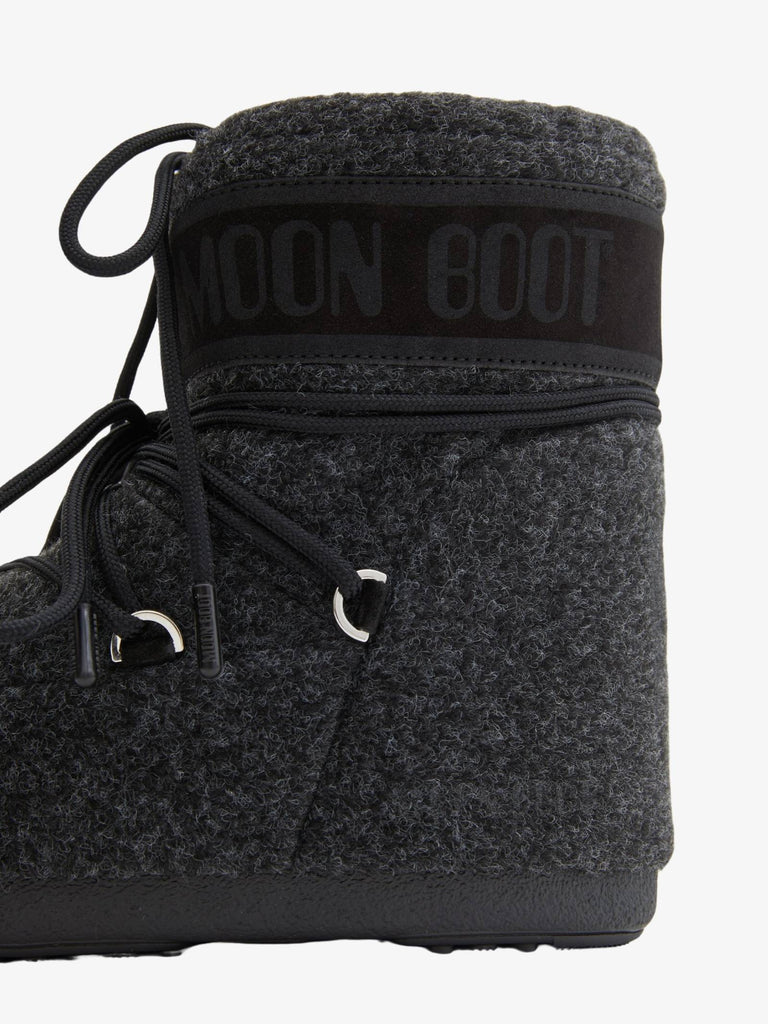 MOON BOOT Tronchetti MB ICON LOW FELT donna nero