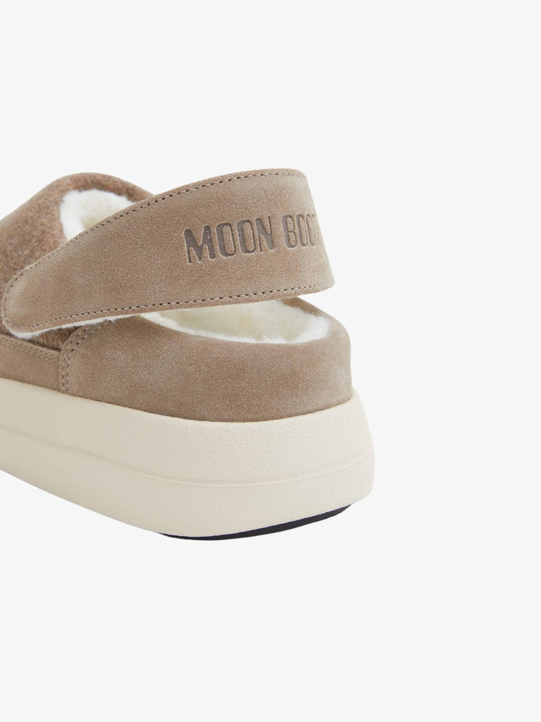 MOON BOOT Tronchetti MB PARK CLOG FELT donna beige