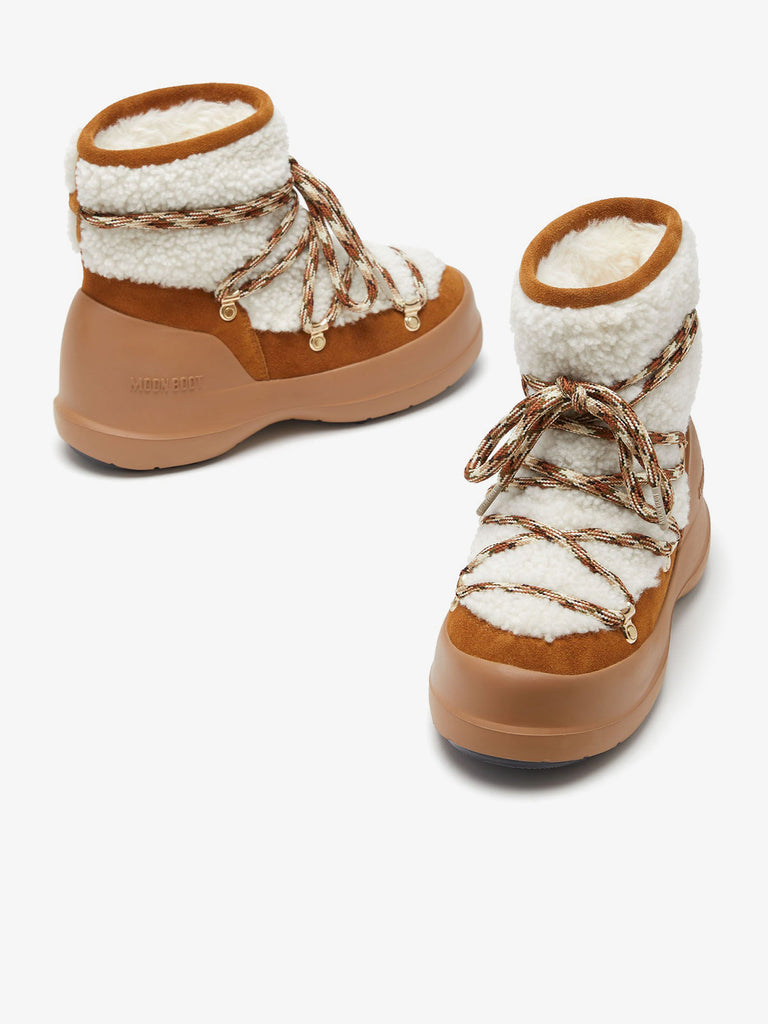 MOON BOOT Stivaletti Luna in shearling 310 CHF donna marrone