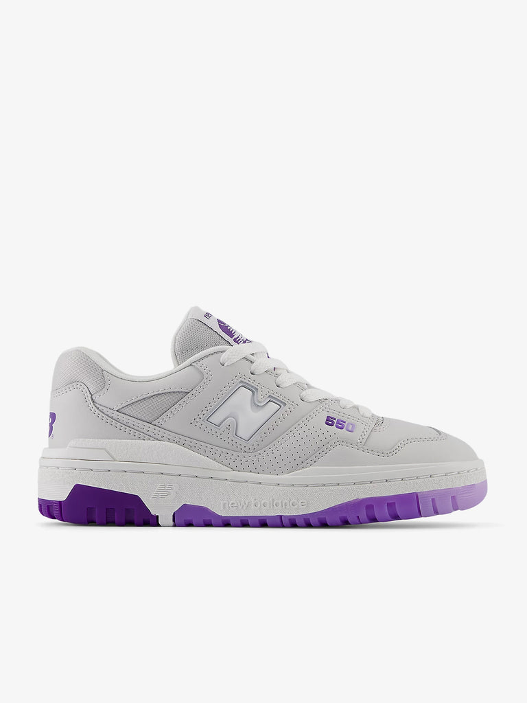 NEW BALANCE Sneakers BB550 GSB550KV donna pelle grigio