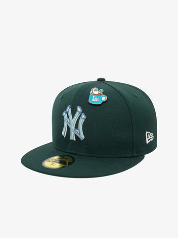 NEW ERA Cappello 59FIFTY New York Yankees MLB Pin Pack uomo lana verde