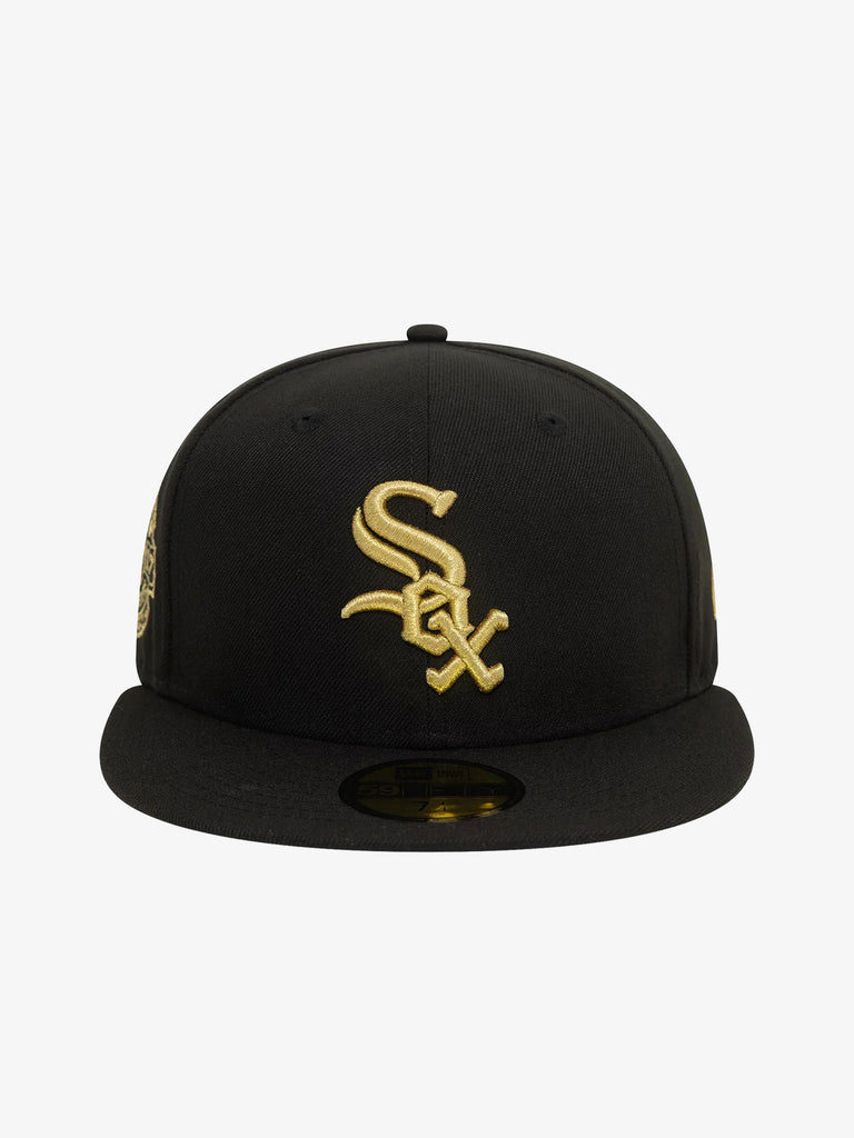 NEW ERA Cappello 59FIFTY Chicago White Sox Cooperstown Metallic uomo nero