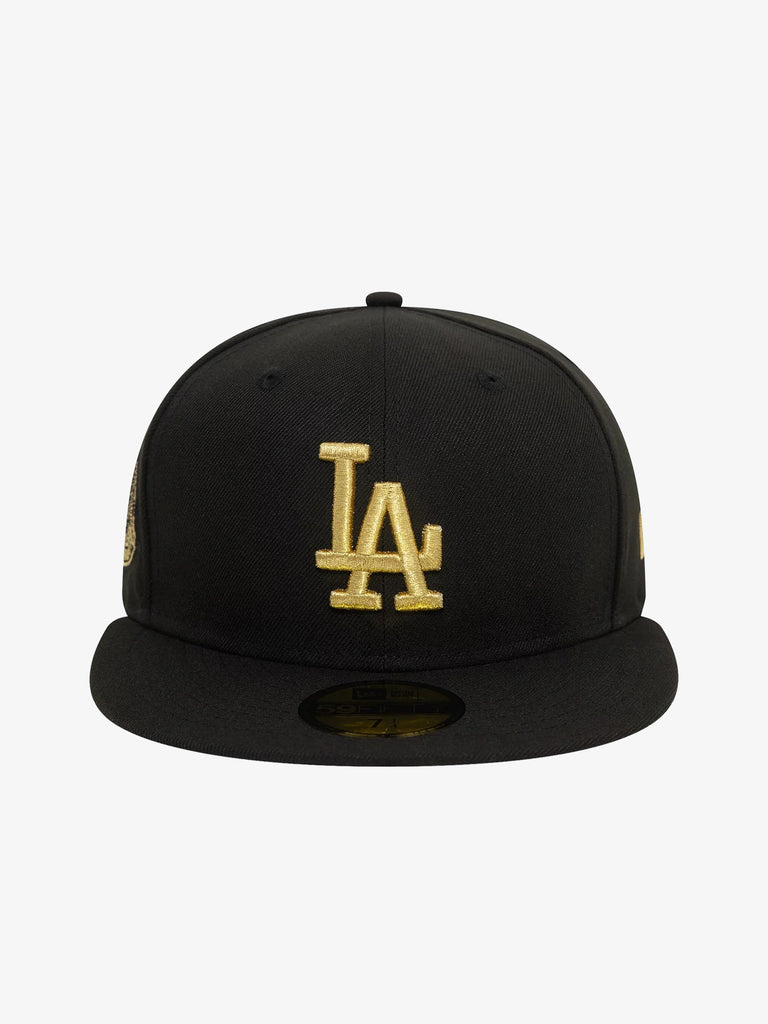 NEW ERA Cappello 59FIFTY LA Dodgers Cooperstown Metallic uomo nero