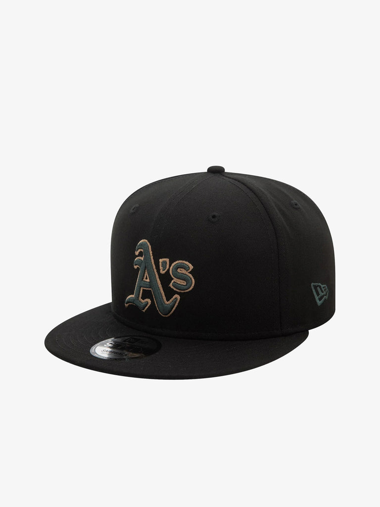 NEW ERA Cappello 9FIFTY Oakland Athletics Seasonal World Series uomo cotone nero