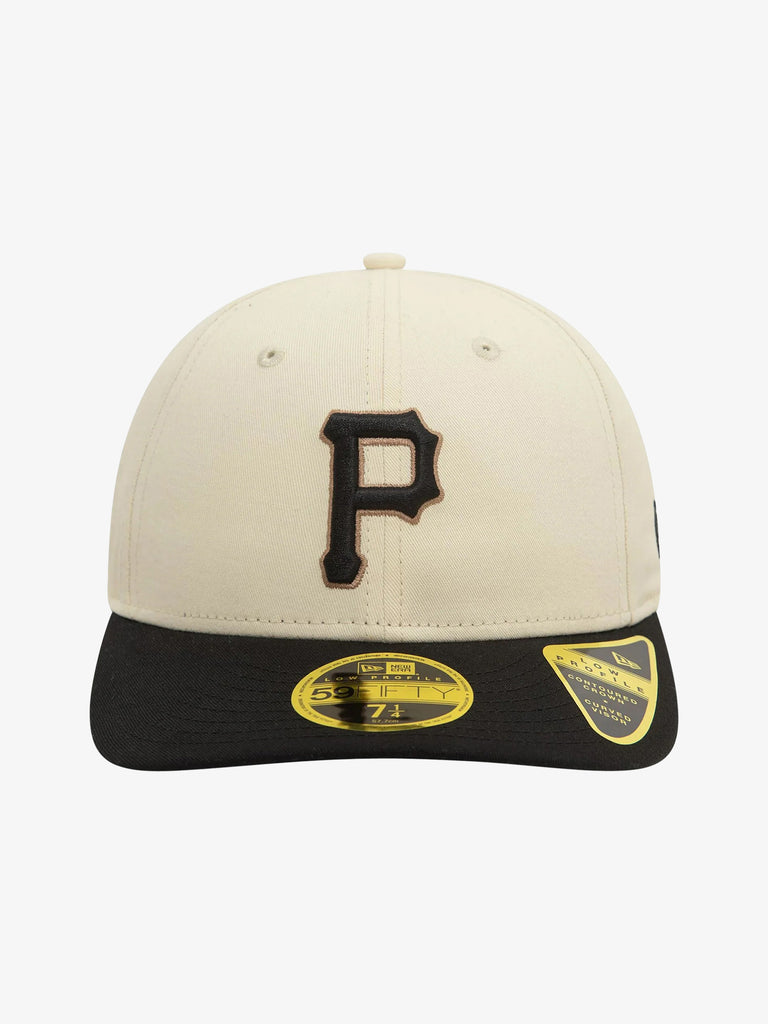 NEW ERA Cappello 59FIFTY Low Profile Pittsburgh Pirates Seasonal World Series uomo cotone beige