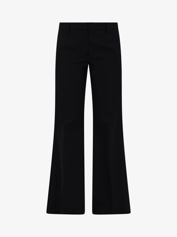 OTTOD'AME Pantalone flare donna nero