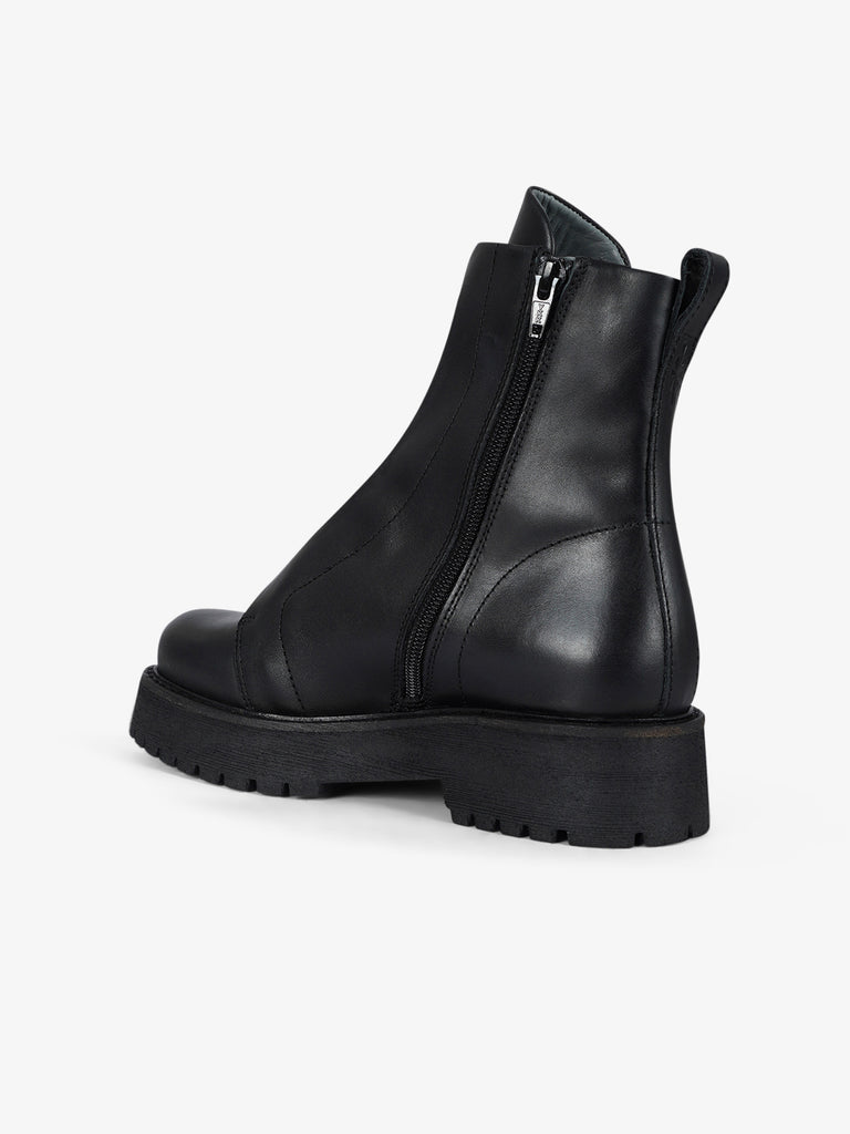 PATRIZIA BONFANTI Tronchetti KUNI NO LACE donna pelle nero