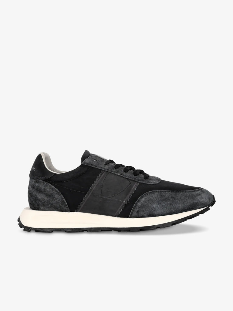 PHILIPPE MODEL Sneakers Running Tour Low TILU uomo tessuto nero