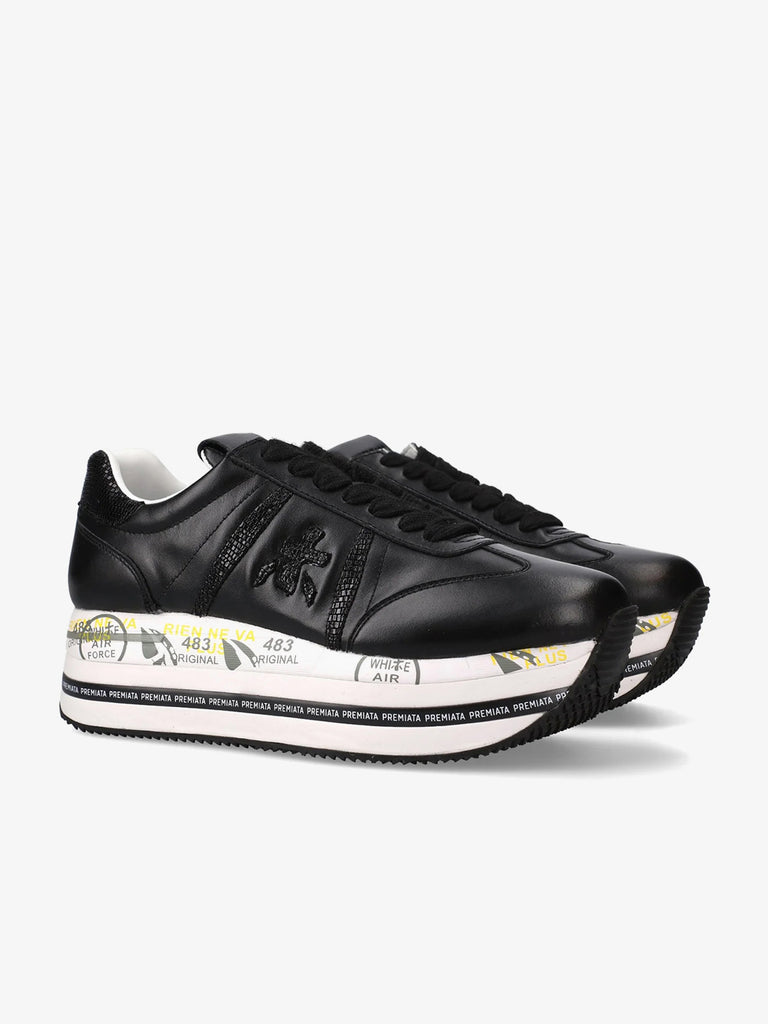 PREMIATA Sneakers BETH 7107 donna pelle nero