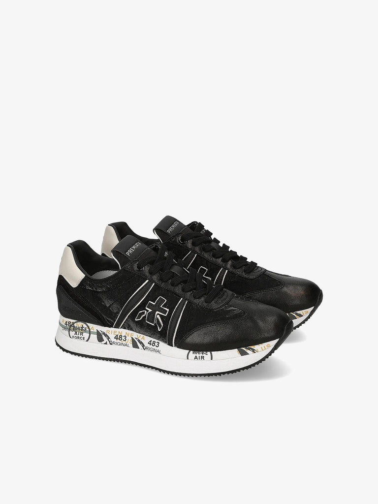 PREMIATA Sneakers CONNY 6987 donna pelle nero