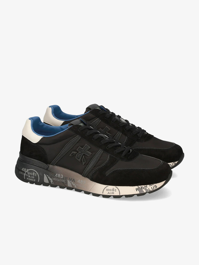 PREMIATA Sneakers LANDER 7079 uomo pelle nero