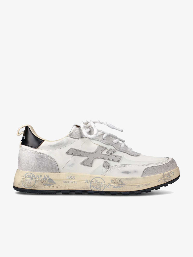 PREMIATA Sneakers NOUS 6765 uomo pelle bianco