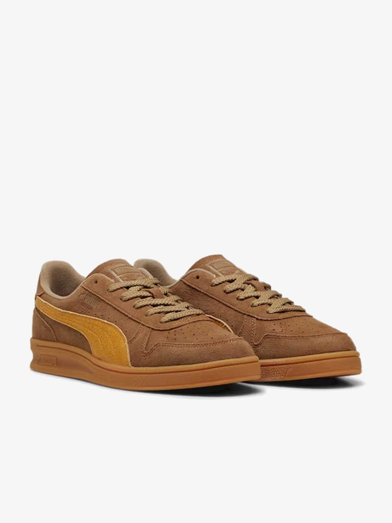 PUMA Sneakers Indoor R-Suede 398531_ uomo pelle marrone