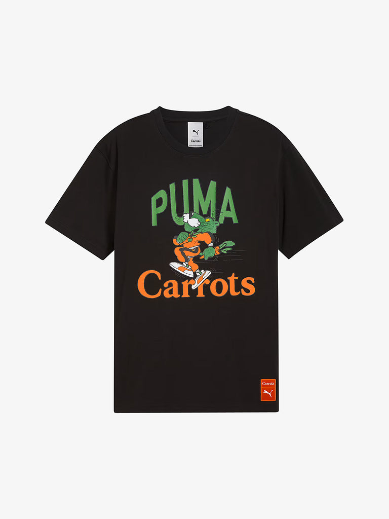 PUMA T-shirt x Carrots con grafica 627443_ uomo cotone nero