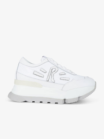 RUCOLINE Sneakers Soft Bomber 0300-84502 donna tessuto bianco