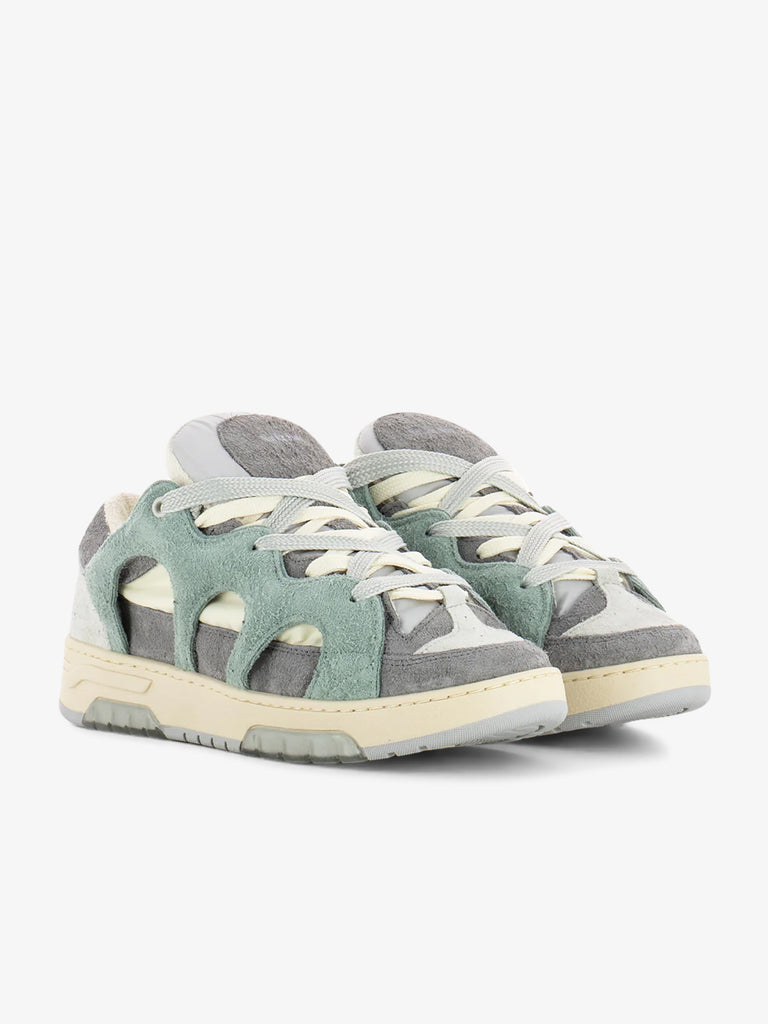 SANTHA Sneakers SANTHA 1 uomo pelle grigio