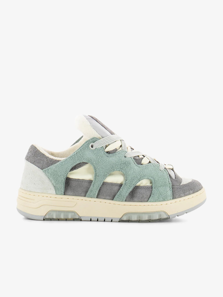 SANTHA Sneakers SANTHA 1 uomo pelle grigio