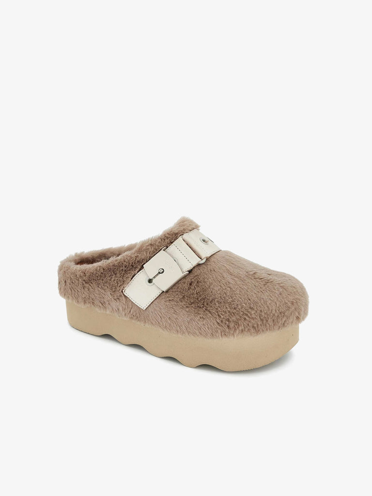 SCHOLL Sabot Greta donna in tessuto sintetico beige