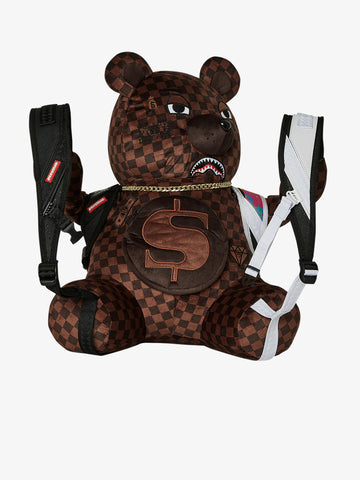 SPRAYGROUND Zaino Bear Wearing 910B6312NSZ donna marrone