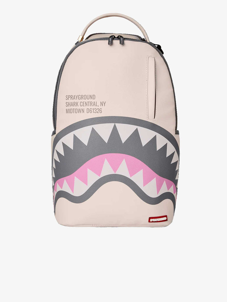 SPRAYGROUND Zaino Shark Central Saturday DLXSV 910B6347NSZ panna