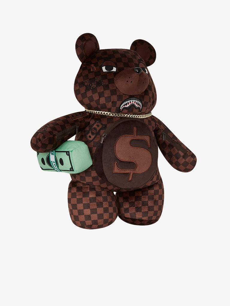 SPRAYGROUND Zaino Lenticurlar Effects MoneyBear TeddyBear 910B6518NSZ marrone