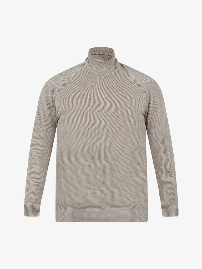 SSEINSE Maglia a collo alto MI2780SS uomo viscosa beige