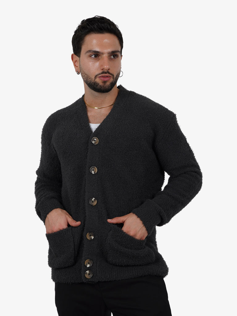 SSEINSE Cardigan MI2816 uomo grigio