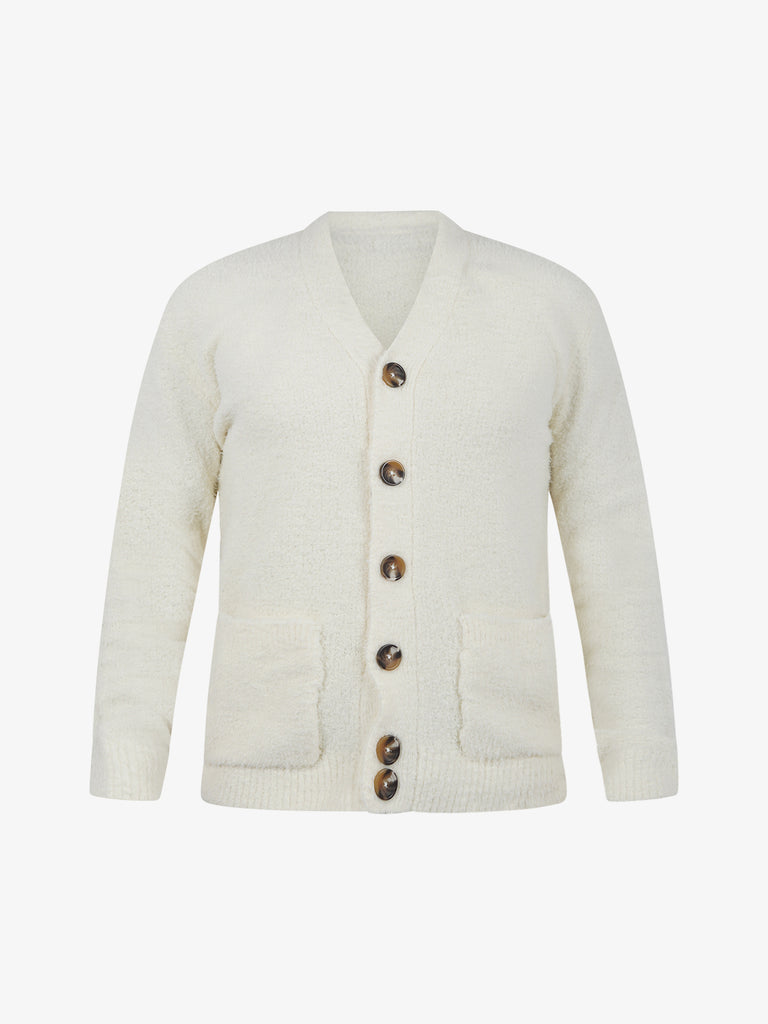 SSEINSE Cardigan MI2816 uomo panna