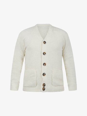 SSEINSE Cardigan MI2816 uomo panna