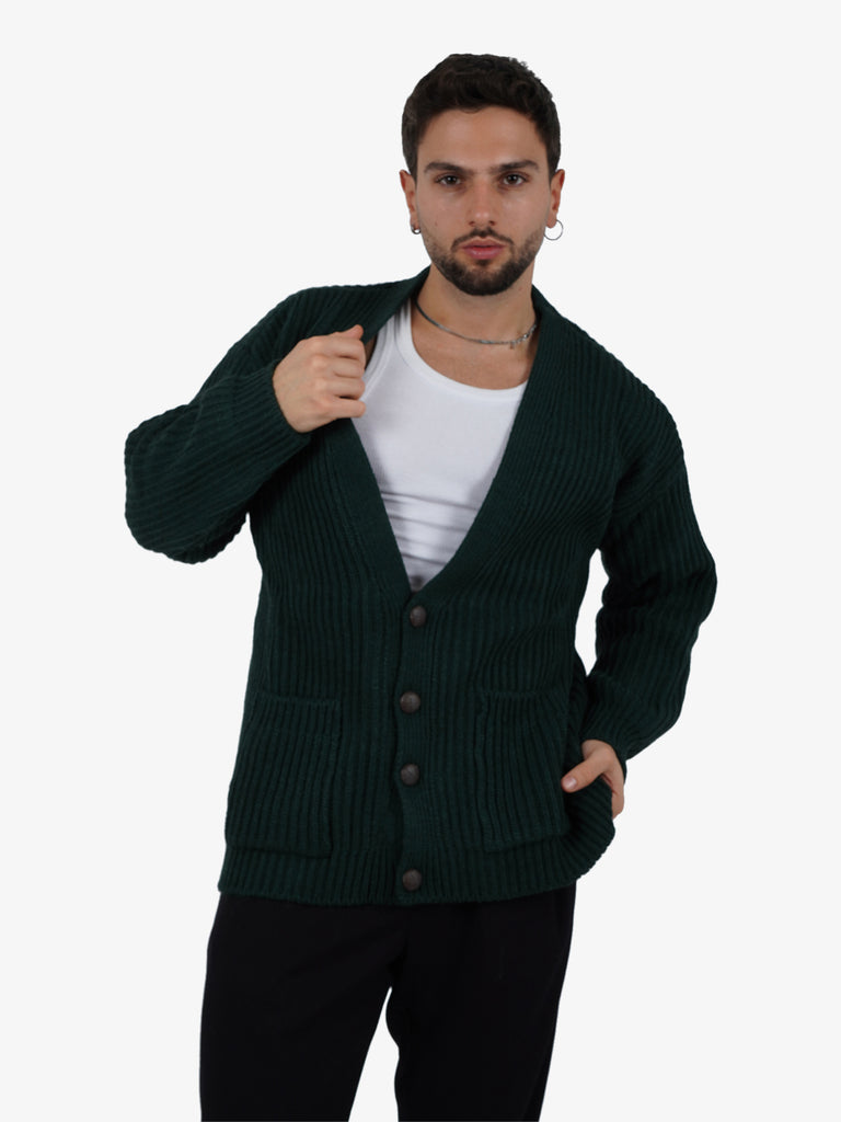 SSEINSE Cardigan MI2854SS uomo verde