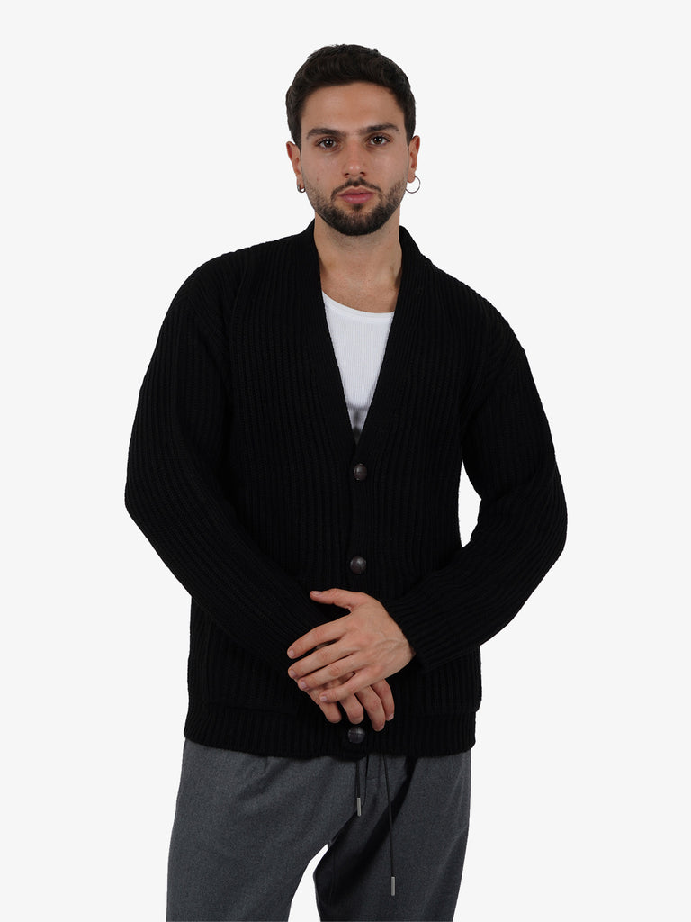 SSEINSE Cardigan MI2854SS uomo nero