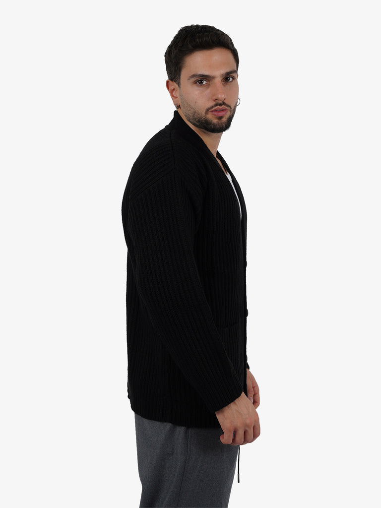SSEINSE Cardigan MI2854SS uomo nero