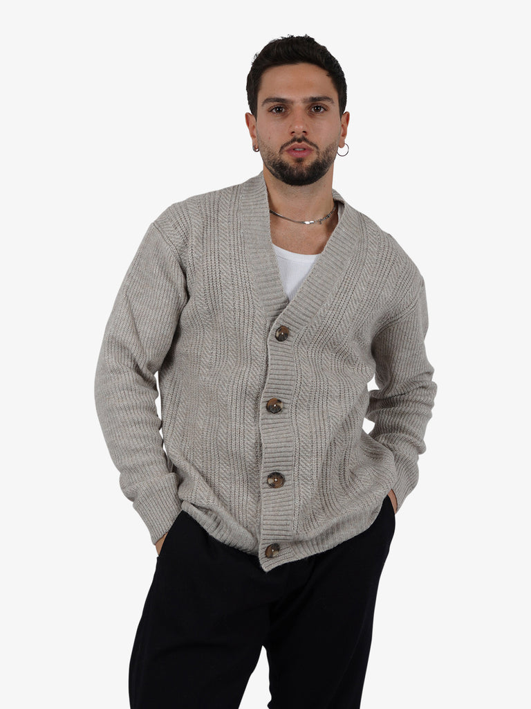 SSEINSE Cardigan MI2861SS uomo grigio