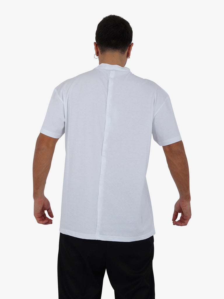 STATE OF ORDER T-shirt Fettuccia uomo cotone bianco