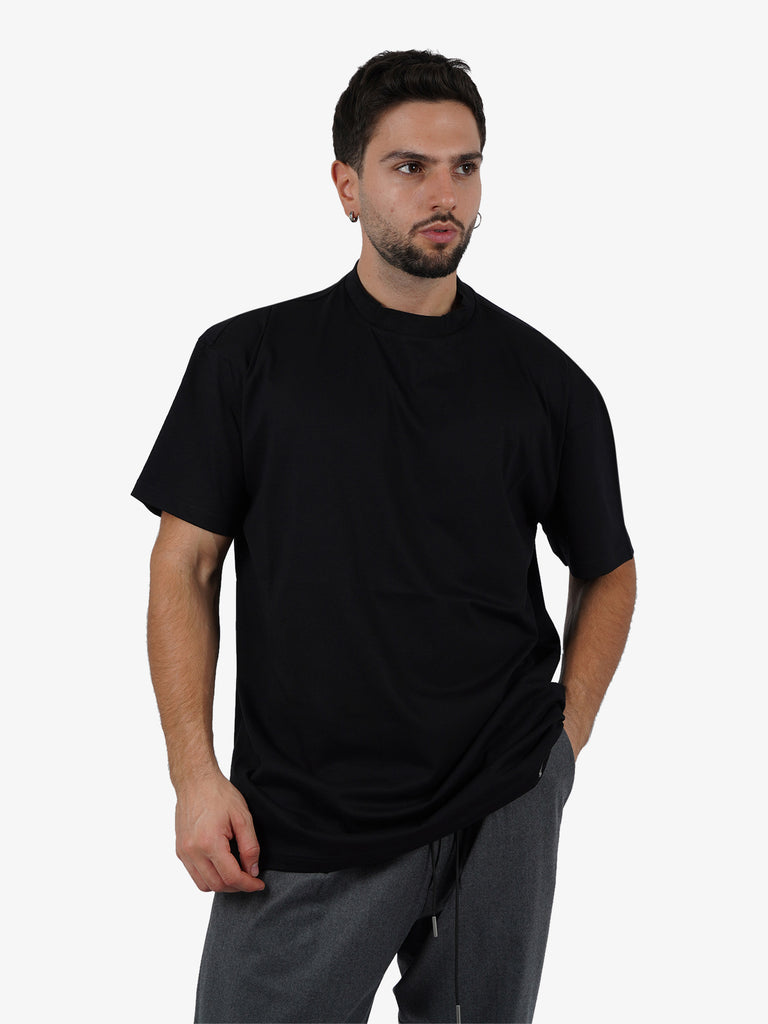 STATE OF ORDER T-shirt Fettuccia uomo cotone nero