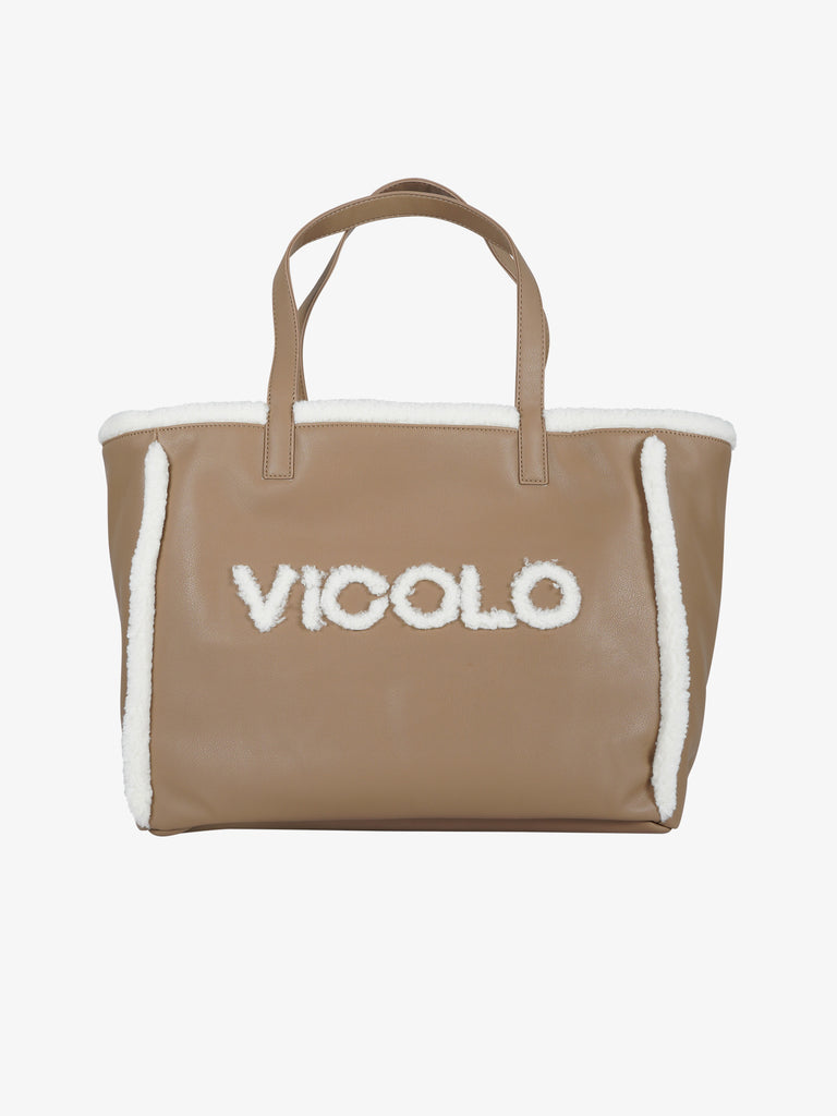 VICOLO Borsa a spalla AS0034 donna panna